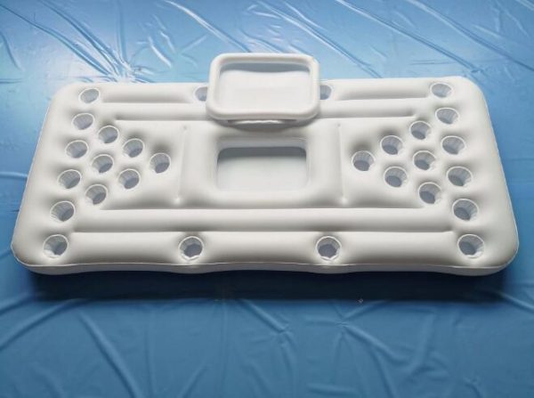 Water Party  Air Mattress Ice Bucket Cooler Cup Holder Inflatable Beer Pong Table Pool Float - Image 6