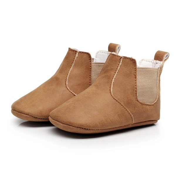 Baby Shoes Baby Xie Shoes Toddler Shoes Elastic PU Soft Shoes Children's Shoes - Image 8