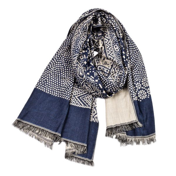 Cotton And Linen Yarn-dyed Scarf Short Beard Ethnic Style - Image 7