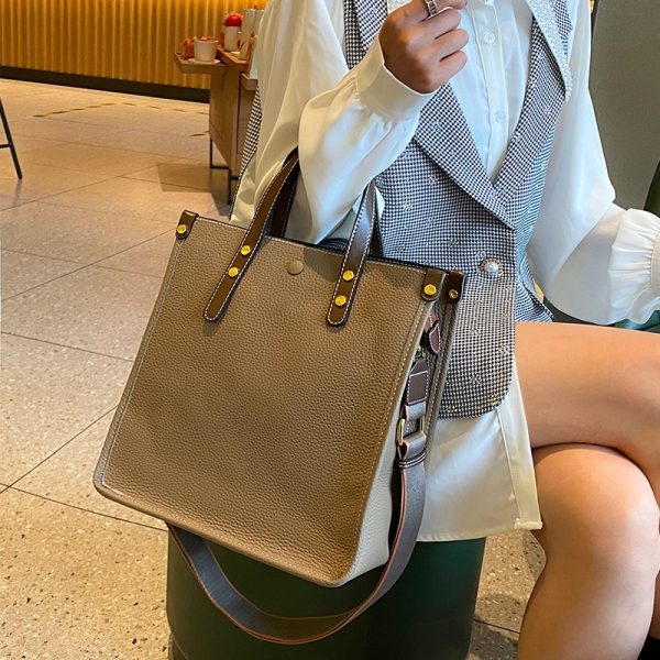 Women's Large-capacity Leather Business Handbag - Image 3