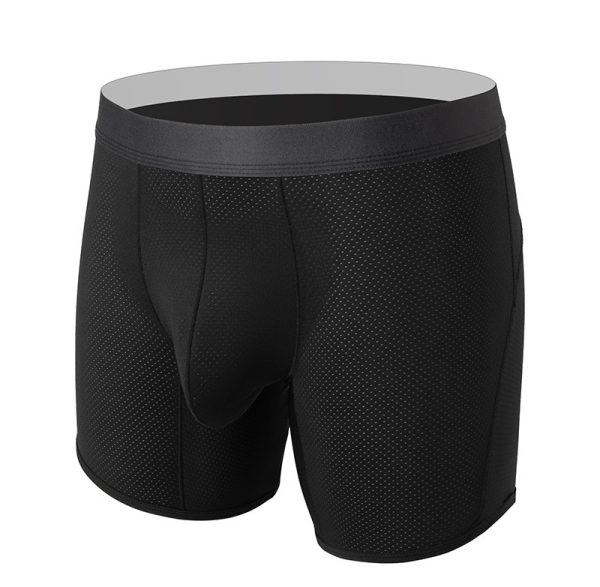 Breathable Mesh Underwear Men's Mid-waist Panties - Image 2