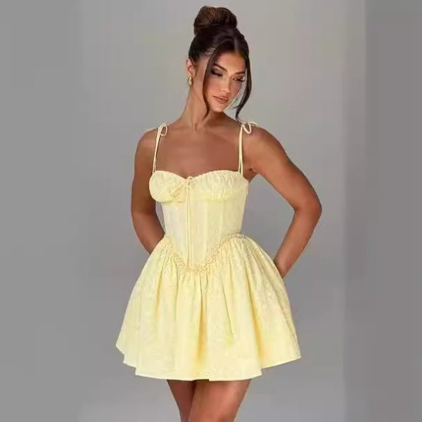 Y2g European And American Ins Summer Sexy Slim Fit Dress Hot Girl Backless - Image 3