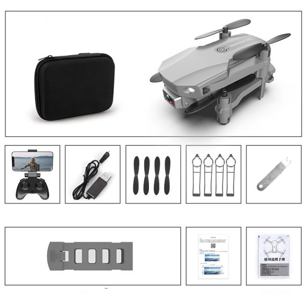 Folding Drone HD 4K Aerial Photography Mini Quadcopter Toy RC Airplane - Image 2