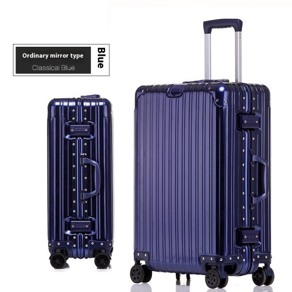 Aluminum Magnesium Luggage Password Trolley Case - Image 6