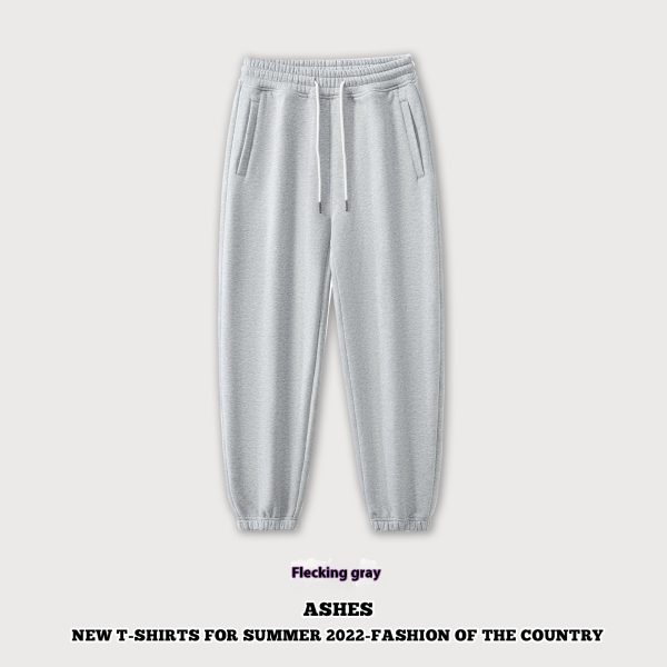 Autumn And Winter 350g Fleece Ankle-tied Sweatpants Men - Image 7