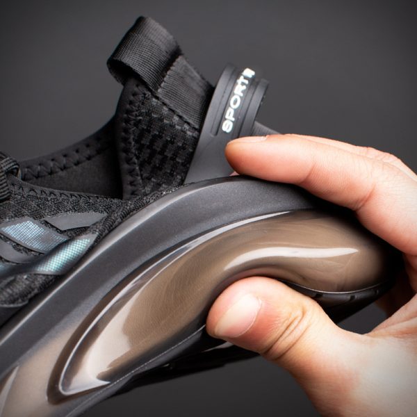 Men's Breathable Fly Woven Shock Absorption Sports Casual Shoes - Image 5
