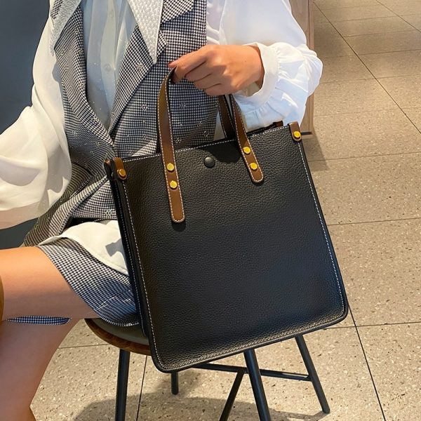 Women's Large-capacity Leather Business Handbag - Image 9