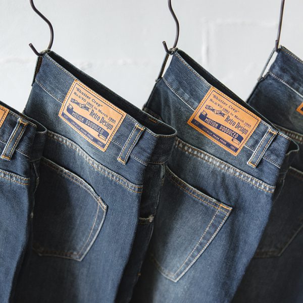 Tooling Retro Tattered Jeans Washed Cropped Pants - Image 4