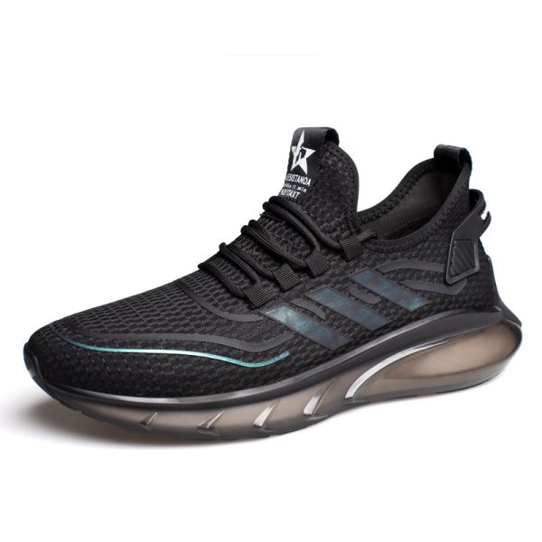 Men's Breathable Fly Woven Shock Absorption Sports Casual Shoes - Image 4