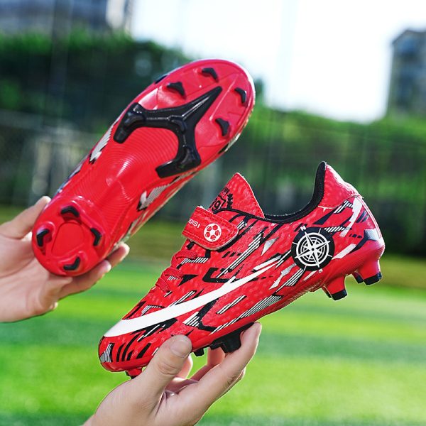 Children's Football Shoes Velcro Spike Sports - Image 7