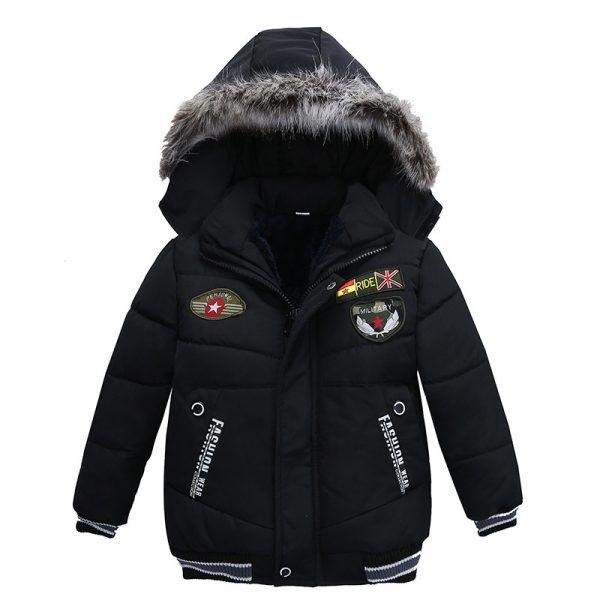 Small And Medium-Sized Boys Cotton-Padded Jackets - Image 7