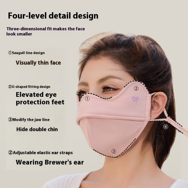 Outdoor Cycling Wind Mask 5D Good-looking Cold-proof Eye Protection Face Mask - Image 3