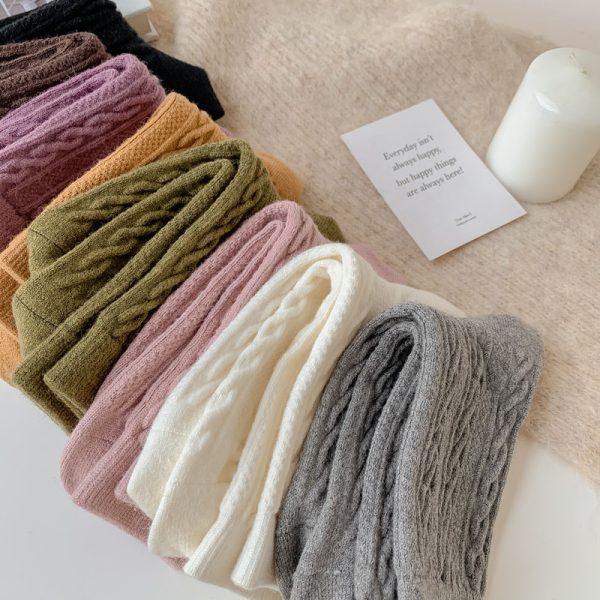 Women's Socks Japanese Style Knitting Twist - Image 4