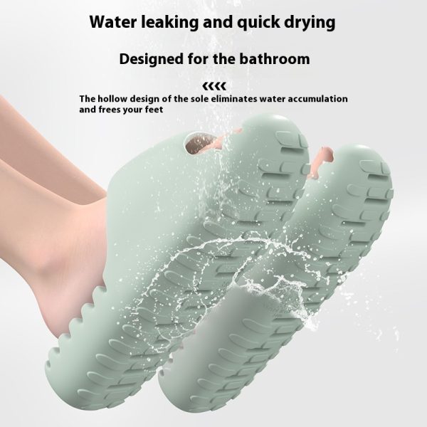 Quick-drying Bathroom Women's Wear-resistant Mute Slippers - Image 4