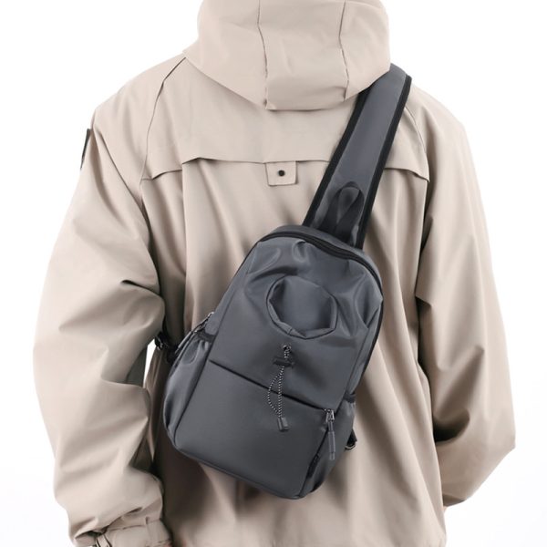 Men's Oxford Cloth Splash-proof Shoulder Crossbody Chest Bag - Image 6