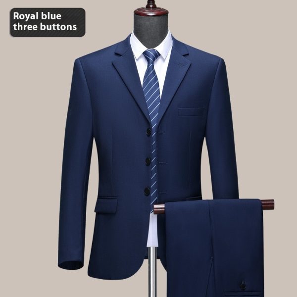 Men's Business Formal Groom Dress Wedding - Image 9