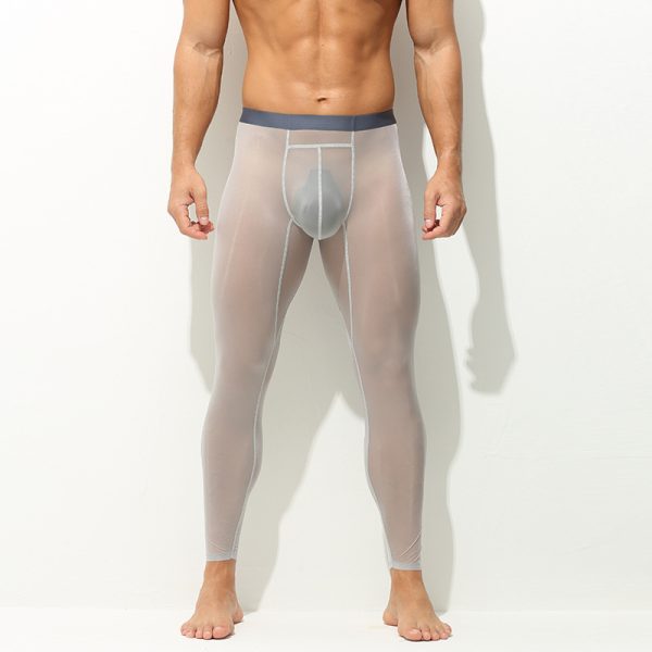 Men's Leggings One-piece Tight Ultra-thin Stretch - Image 9