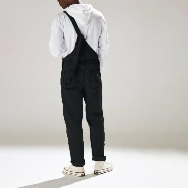 Suspender Pants Suspenders One-piece High Waist Men's Jeans - Image 4