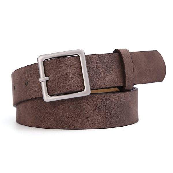 Korean Style Women's Belt All-match Square Buckle - Image 7