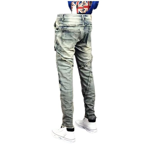 Men's Personality All-matching Fashion Casual Ripped Jeans - Image 5