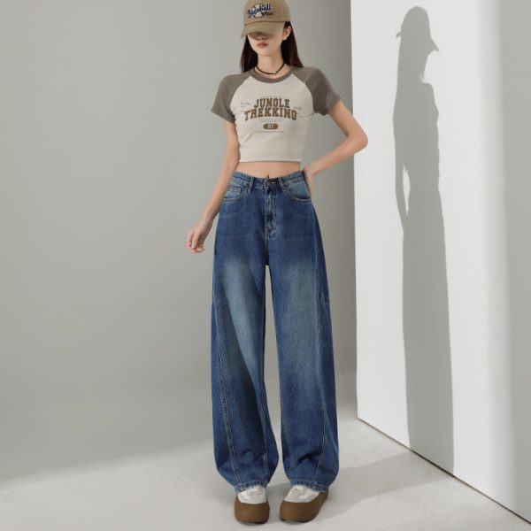 Wide Leg Jeans Loose Fashion Women - Image 6
