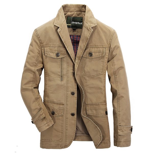 Leisure Suit Men's Clothing Cotton Jacket - Image 6