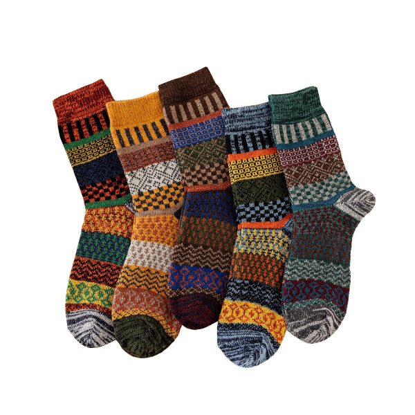 Autumn And Winter Thickening Wool Socks Men And Women - Image 5