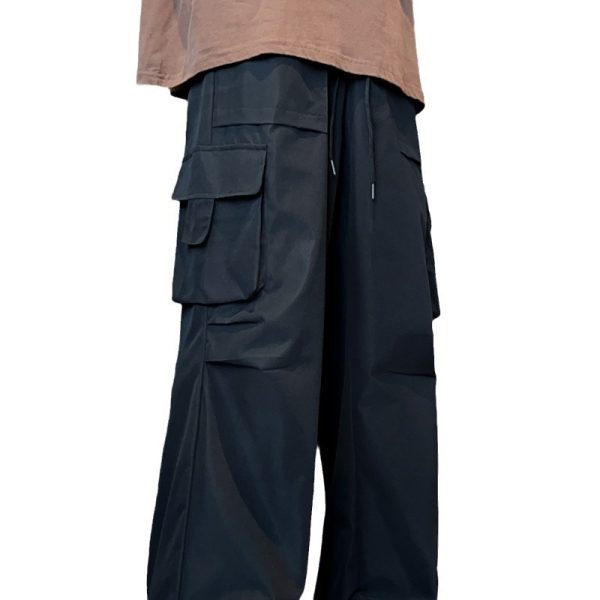 Loose Hong Kong Style Ins Straight Casual Pants - Image 5