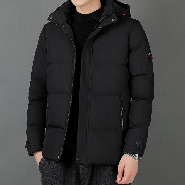 Men's Fashion Individual Casual Hooded Cotton Jacket - Image 7