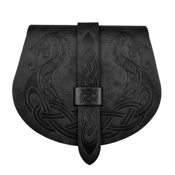Retro Medieval Boat Pattern Saddle Bag - Image 5