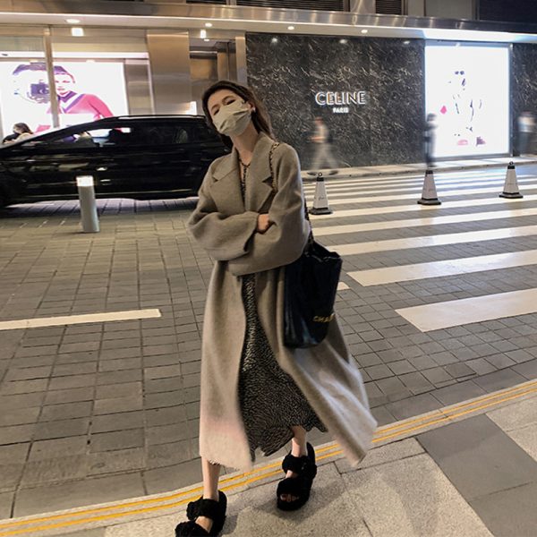 Fashion Women's New Autumn And Winter Woolen Coat - Image 3