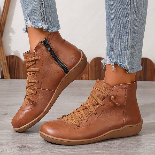 Female Plus Size British Martin Boots Casual Boots - Image 2