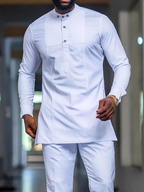 African Ethnic Style Men's Fashion Spring And Autumn Long Sleeve - Image 6