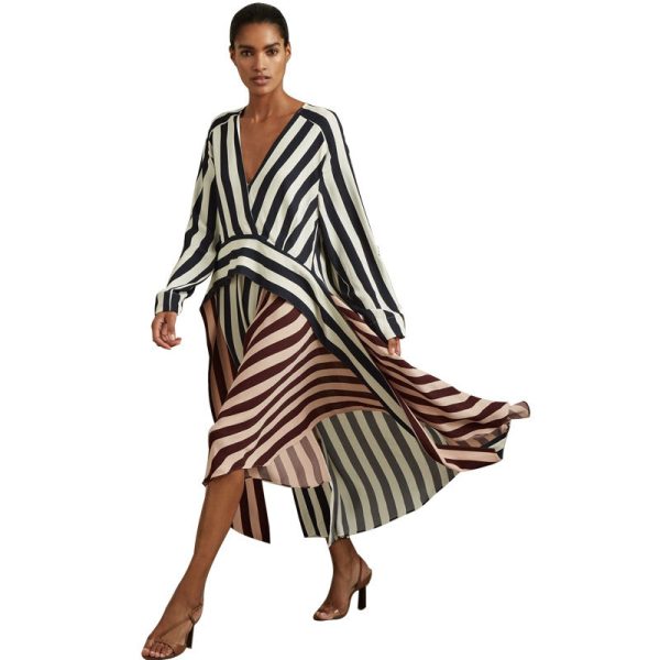 Loose Striped Dress Design Foreign Trade Casual Dress - Image 2