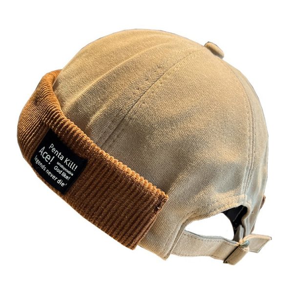 Corduroy Brimless Skullcap Women's Hip Hop - Image 5