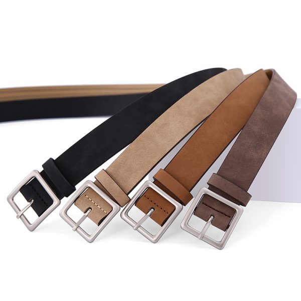 Korean Style Women's Belt All-match Square Buckle - Image 4