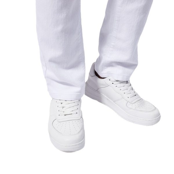 Men's European And American-style White Stretch Skinny Jeans - Image 6