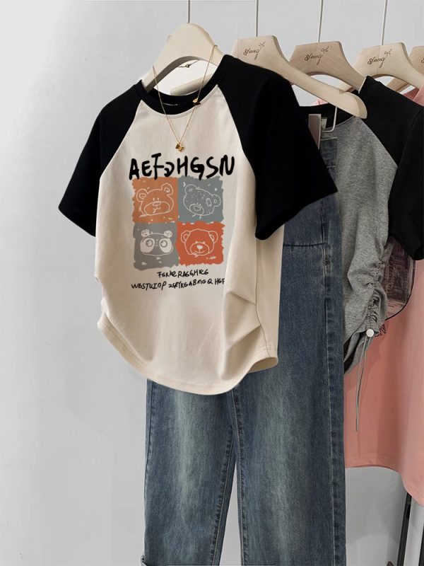 Women's Gentle Sweet And Spicy Short T-shirt - Image 6