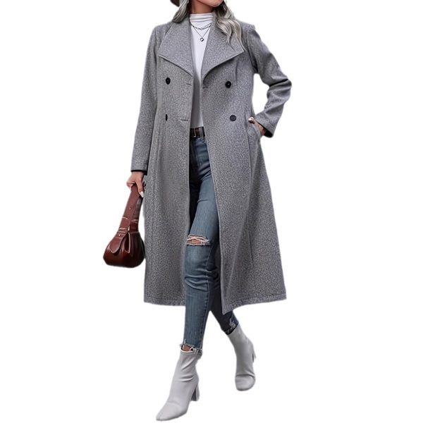 Lady Temperamental Overknee Thickened Coat - Image 5