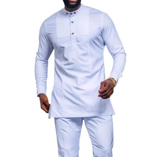 African Ethnic Style Men's Fashion Spring And Autumn Long Sleeve - Image 5