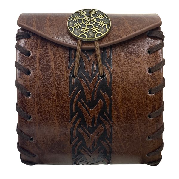 Medieval Small Square Bag Nordic Viking Style Retro COSPLAY Props - Image 2