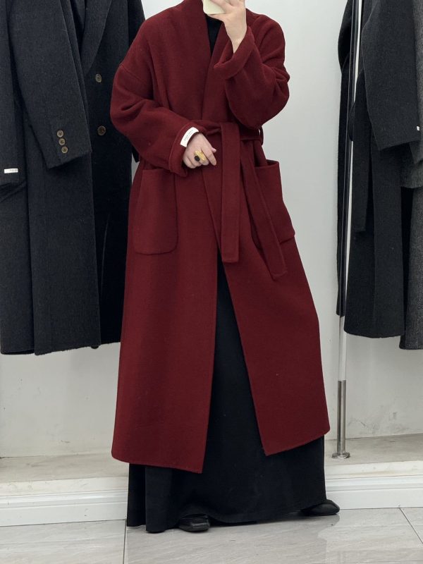 High-end Cashmere Double-sided Woolen Coat Women - Image 7