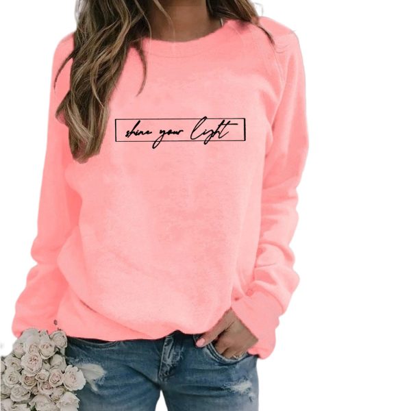 Women's Printed Casual Loose Sweatshirt Shirt - Image 9