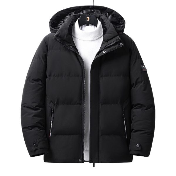 Men's Fashion Individual Casual Hooded Cotton Jacket - Image 6
