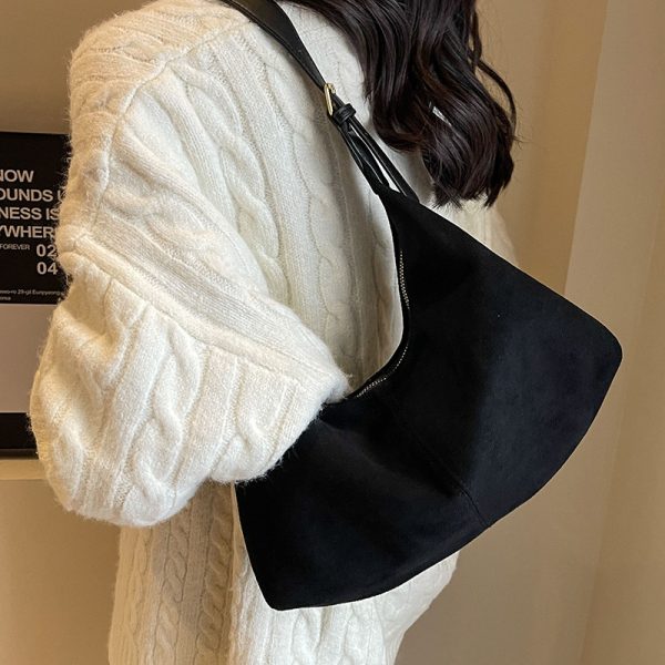Frosted Vintage Female Large-capacity Crossbody Bag - Image 3