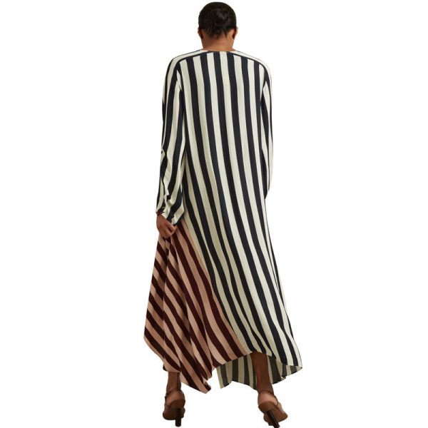 Loose Striped Dress Design Foreign Trade Casual Dress - Image 3