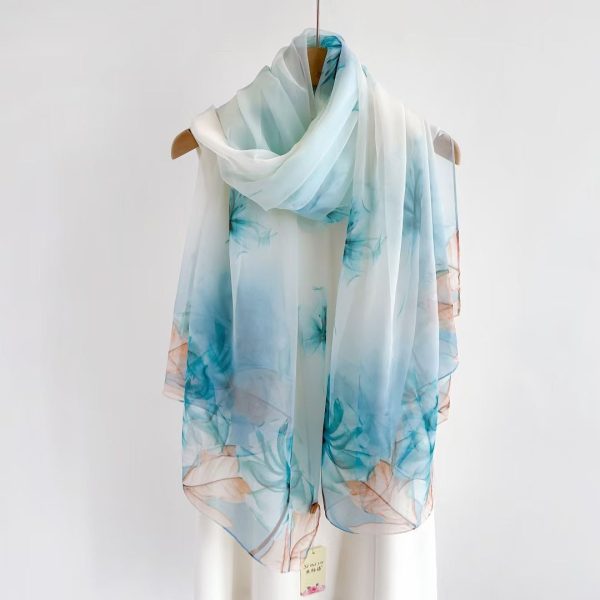 Women's Fashionable All-match Long Printed Anti-DDoS Scarf - Image 3