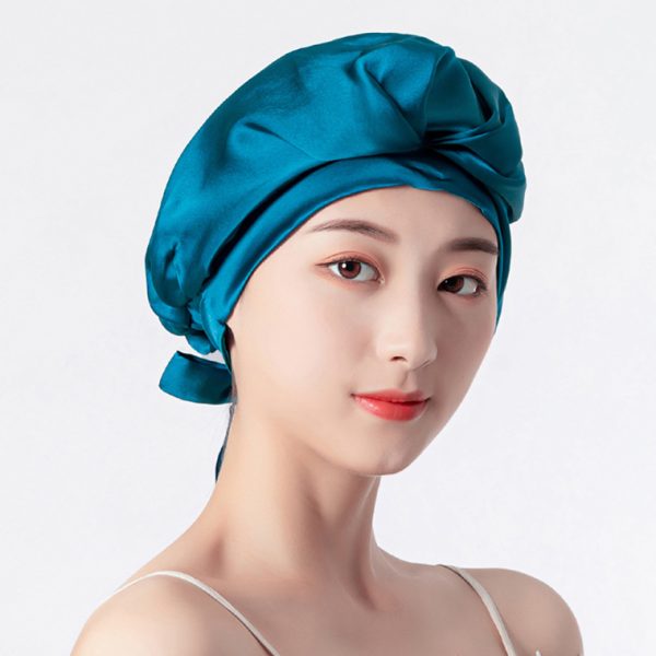 Fashion Home Sleep Lunch Break Hair Care Hat Satin - Image 7