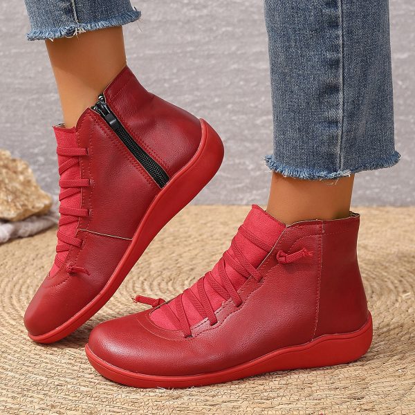 Female Plus Size British Martin Boots Casual Boots - Image 3