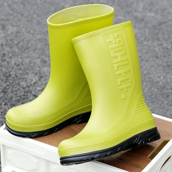 Fashion Middle Women's Non-slip Rain Boots - Image 3